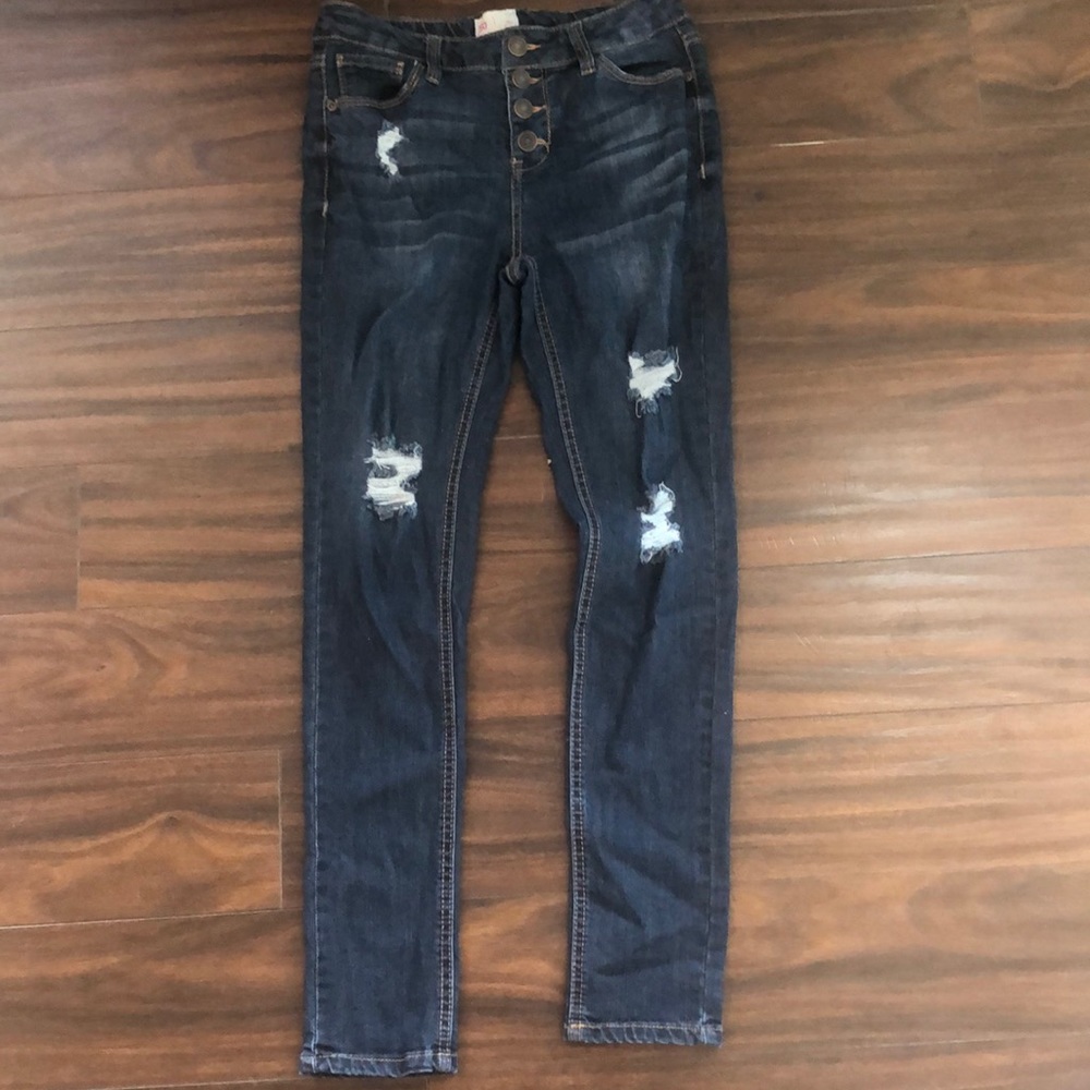 Girls SO ripped jeans
